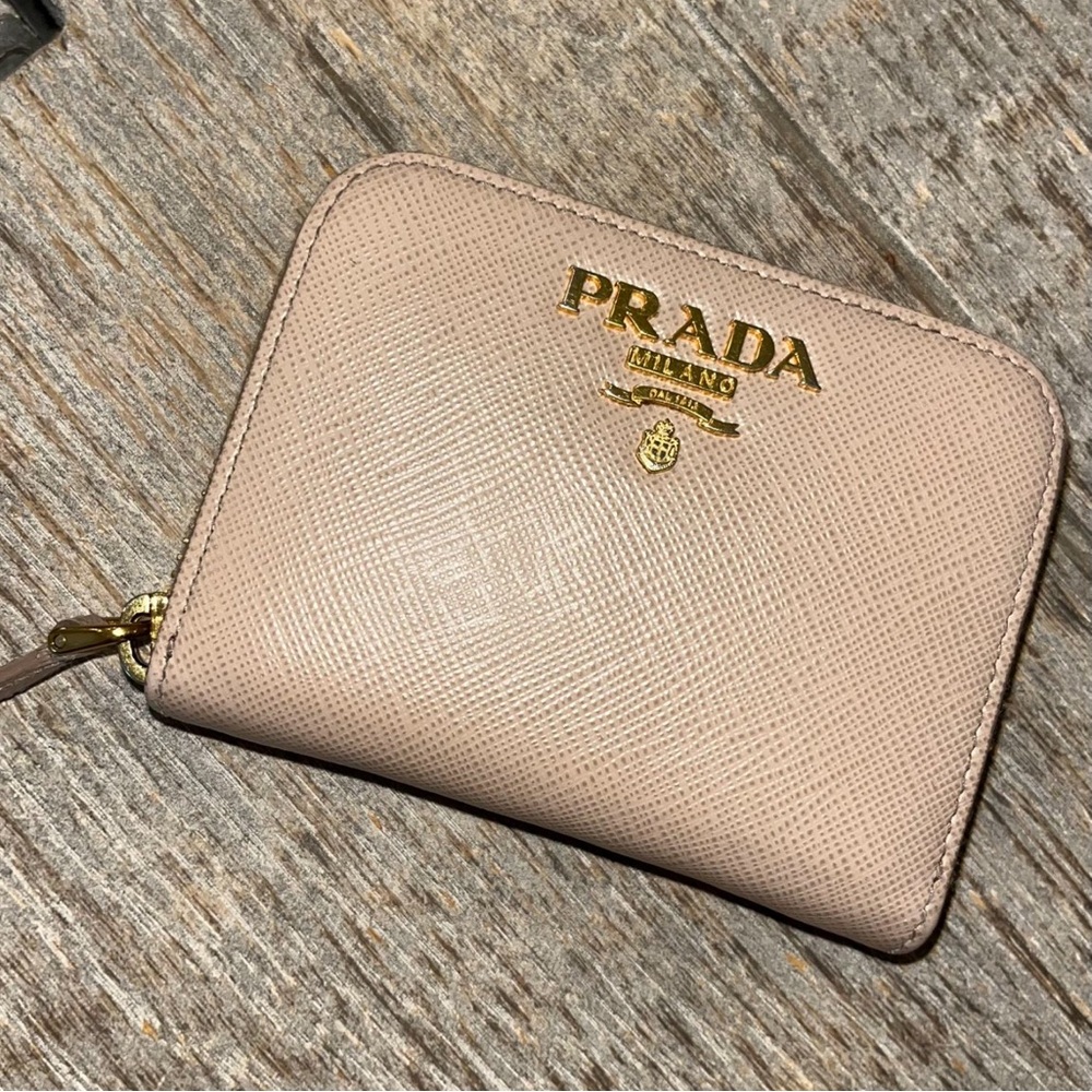 Saffiano Metal Leather Wallet